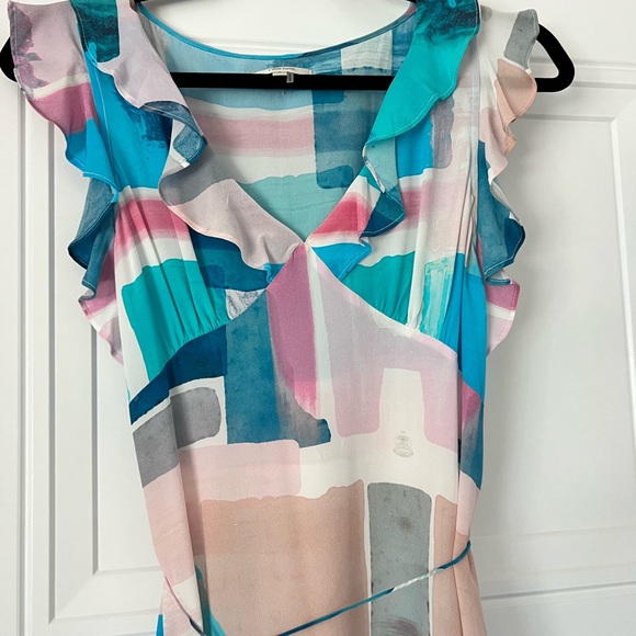 Tyler Boe beautiful watercolor dress - Picture 2 of 3